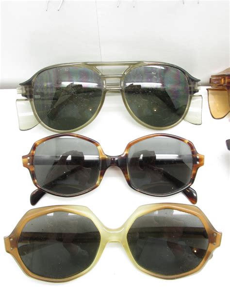Set Of 6 Vintage American Optical Ao Sunglasses Aviat Gem