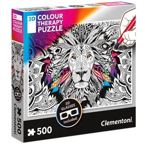 To some it can mean pride and a sense of accomplishment, to others it's the sheer. Clementoni Lion 3D Colour Therapy 500 Piece Jigsaw Puzzle ...