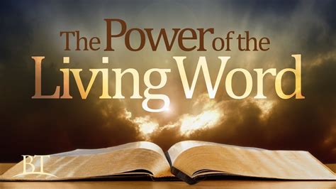 Beyond Today The Power Of The Living Word Youtube