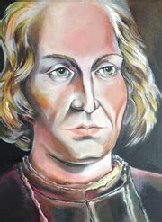 Christopher columbus , italian cristoforo colombo , spanish cristóbal colón , (born between august 26 and october 31?, 1451, genoa italy—died may 20, 1506, valladolid , spain). Retrato de Cristóbal Colón : Marga Millán Fernández - www ...