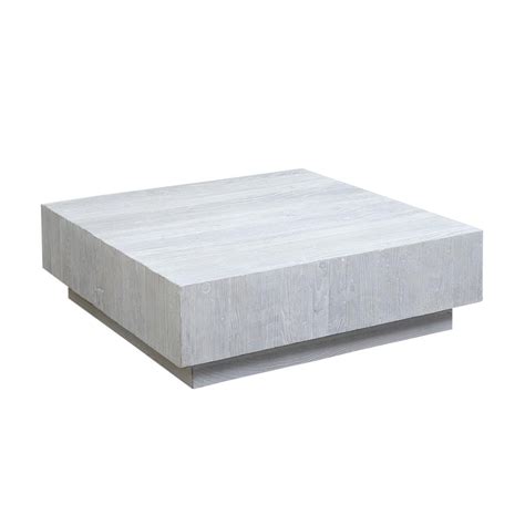 It combines a sustainable rattan frame with exclusive rattan weaving. White Elm Block Coffee Table | Coffee table, Coffee table ...