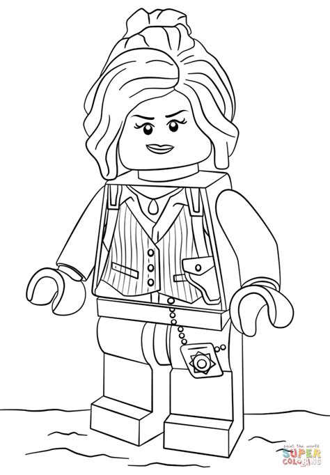 It was created in may 1939 by illustrator bob kane and writer bill finger. Lego Barbara Gordon coloring page | Free Printable ...