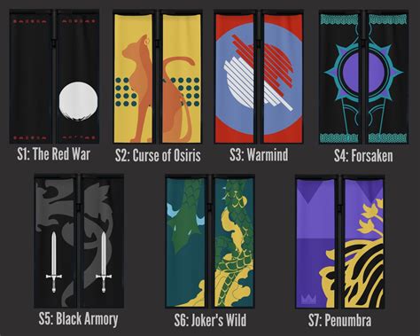 Updating Clan Banners Every Season Celebrating 7 Seasons Of Destiny 2