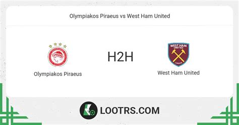 Fc Olympiakos Piraeus Vs West Ham United Prediction Odds And Betting Tips 26102023 Europa