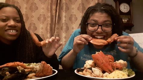 mukbang eating seafood part 1 youtube