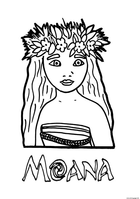 Moana Coloring Pages Disney At Free Printable