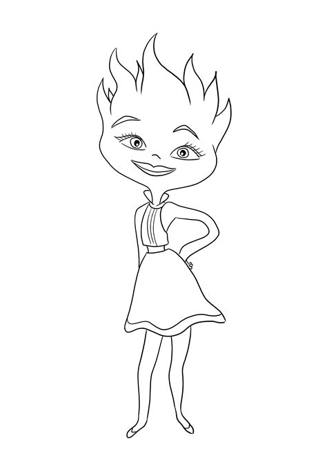 Desenho Elementos Para Colorir