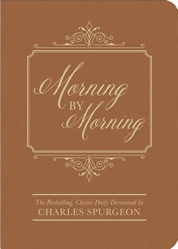 Morning By Morning Devotional Leatherlike Spurgeon C H Book Icm