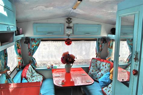 Cool Travel Trailer Interiors Cool Rv Interiors Great Color Scheme