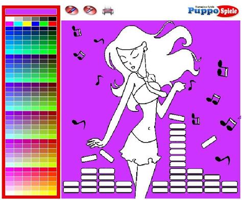 Dancing Girl Friv Coloring Game Girl Dancing Free