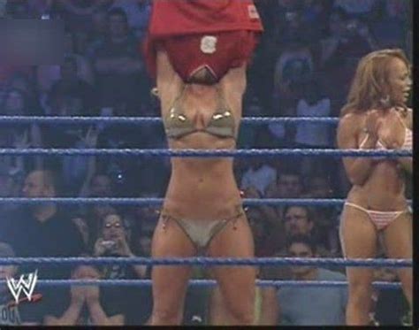 Mickie James Bent Over In A Thong Telegraph