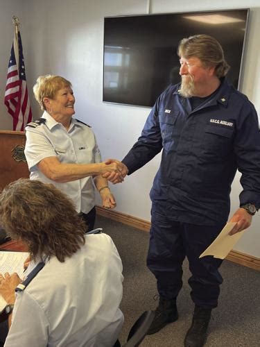 Coast Guard Auxiliary Holding Public Ceremony Community