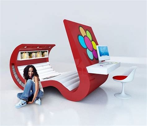 A small chair will suffice. The 15 Most Funky Furniture Sets Ever