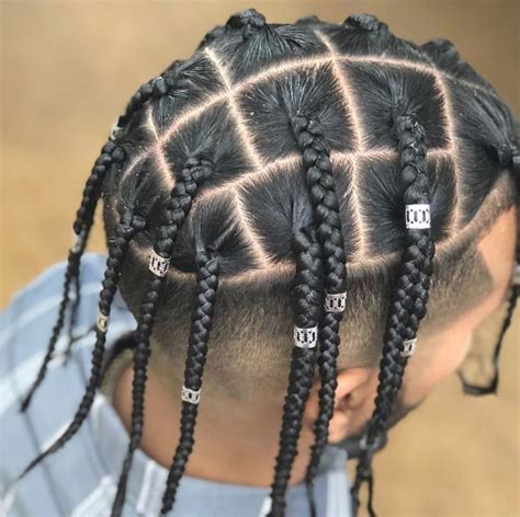 33 Good Braids Idea For Men In Spring Di 2020 Gaya Rambut Rambut Desain