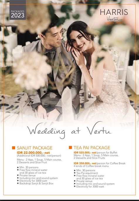2023 Wedding Package Promo By Harris Vertu Hotel Harmoni