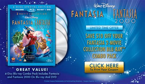 10 Fantasia 2000 Dvd Coupon