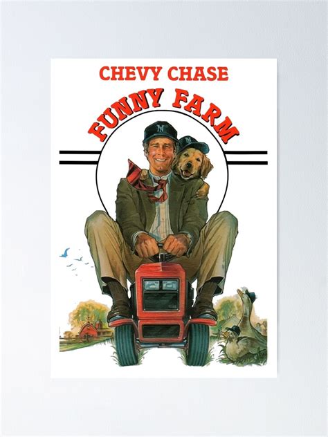 Funny Farm Chevy Chase Funny Movie Poster For Sale By Raborthill