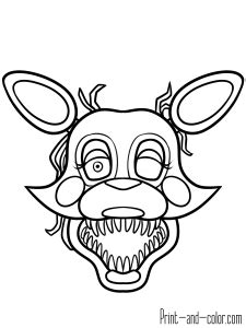 You could also print the picture by clicking the print button above the image. Five nights at freddy's coloring pages | Print and Color.com