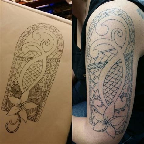 Polynesian Tribal Half Sleeve Tattoo For Girls Polynesian