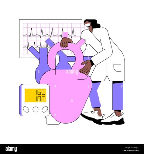 Hypertension Abstract Concept Vector Illustration Cardiological