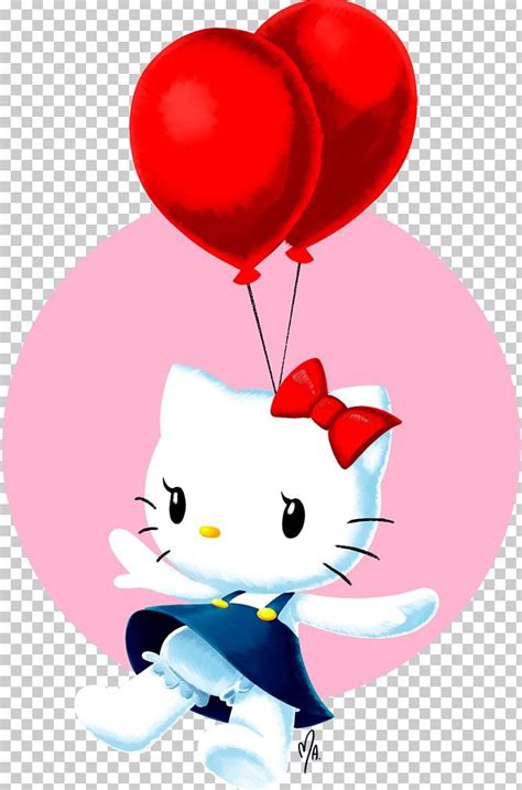 Hello Sanrio Balloon Clipart Hello Kitty Collection Printable Art