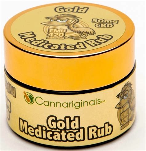 Cannariginals Products Gold Medicated Rub Leafbuyer