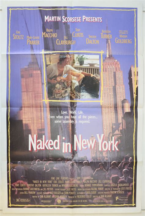 Naked In New York Original Cinema Movie Poster From