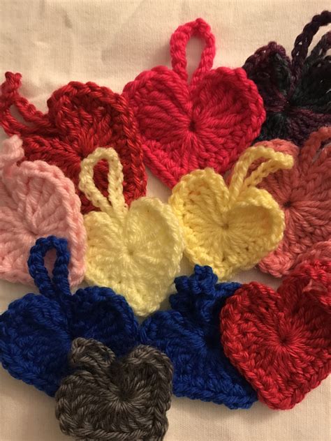 Crocheted Hearts I Shop Jw