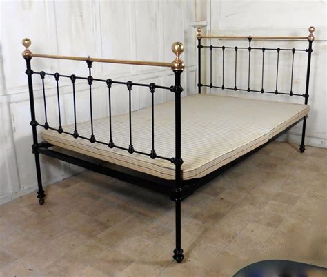 Superb Quality Heavy Victorian Brass And Iron Bed Antiques Atlas