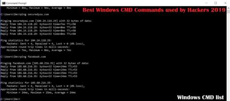Top 9 Best Microsoft Windows Cmd Hacking Commands 2021 Securedyou
