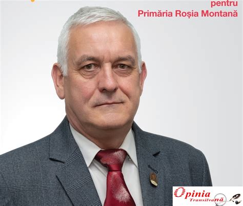 ˈroʃi.a monˈtanə, roșia of the mountains; Valentin-Cristian Oneț este candidatul PRO România la ...