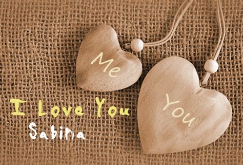 I Love You Sabina Pictures Declarations