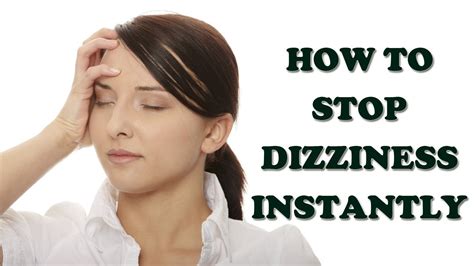 How To Stop Dizziness Health Tips Youtube