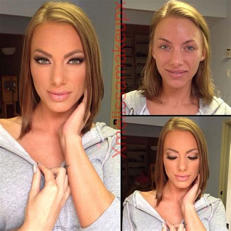 Porn Stars Before And After Their Makeup Makeover Part Pics Izismile Com