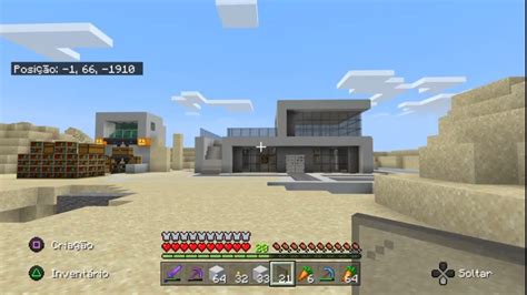 Projeto Casa Minecraft No Ps4 Noobland Youtube