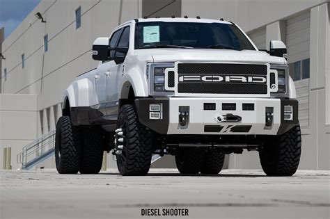 Black And White Ford F On Inch American Force Wheels Photo By
