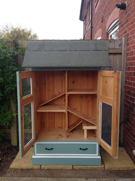 Rabbit Hutch Ideas Made From Repurposed Furniture The