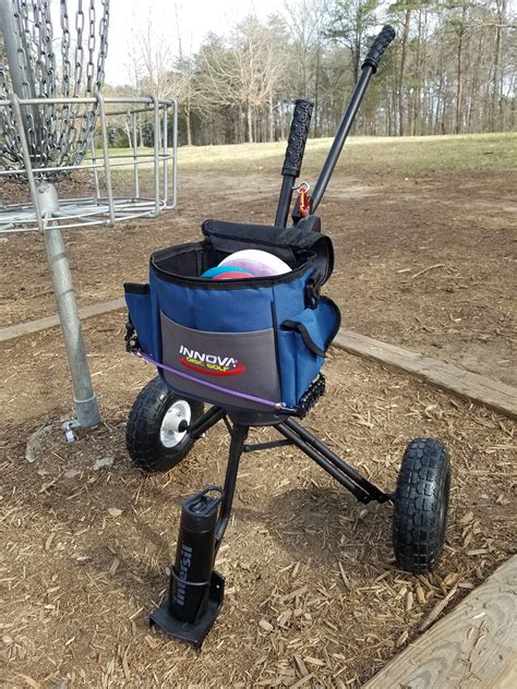 Do it yourself prices on golf cart parts and accessories! DIY Disc Golf Cart Easy access to discs right at hip height. | Disc golf cart, Disc golf, Golf carts