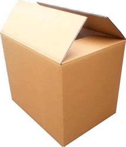 Brown Kraft Paper 5 Ply Corrugated Box Capacity 11 20 Kg At Rs 50piece