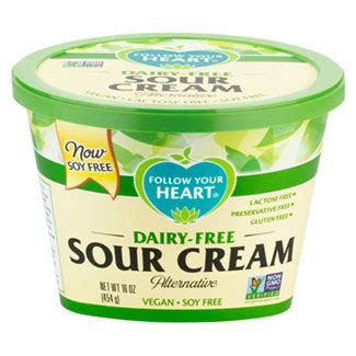 Y'all this dairy free sour cream is where it's at. Follow Your Heart Dairy-Free Sour Cream - VeganEssentials ...