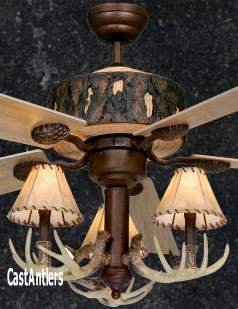 Shop wayfair for all the best rustic ceiling fans. 52" Rustic Faux Antler Ceiling Fan