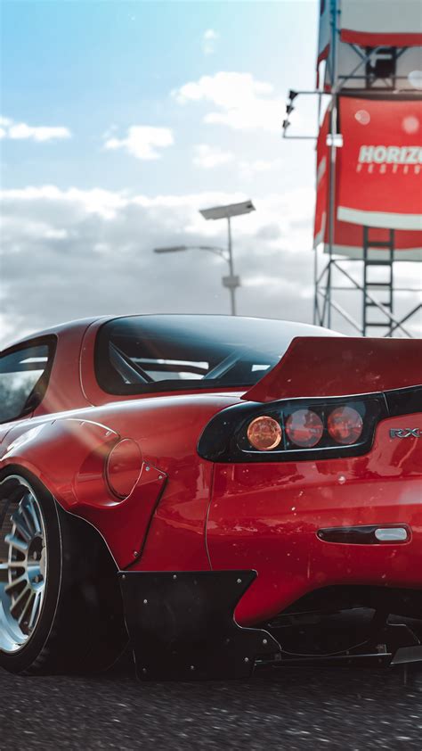 Looking for the best wallpapers? 1080x1920 Forza Horizon 3 Mazda Rx7 4k Iphone 7,6s,6 Plus ...