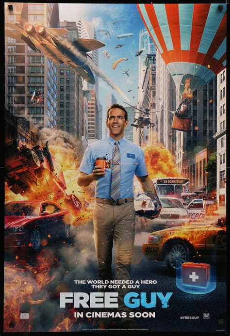 Free Guy - 2020 - Original Movie Poster - Art of the Movies