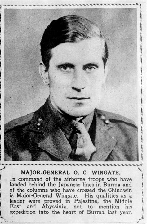 Major General Orde Charles Wingate 1903 1944 אורד וינגייטd443 133