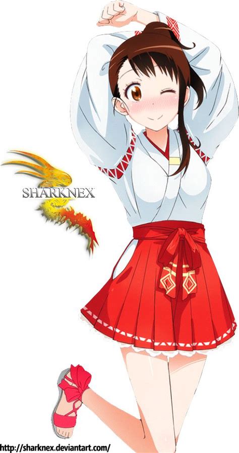 Nisekoi Onodera Sp Shrine Maiden Render By Sharknex On Deviantart