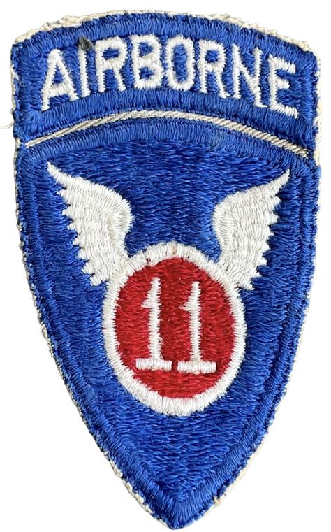 Clements Militaria Us 11th Airborne Division Formation Patch And