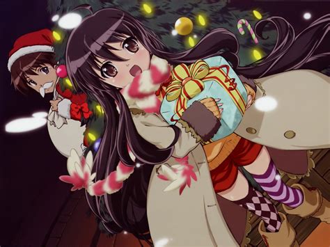 Christmas Sakai Yuuji Shakugan No Shana Shana Thighhighs Anime