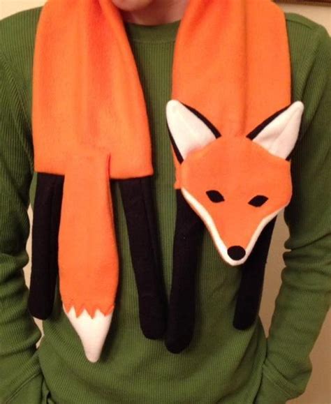 Fox Scarf Pdf Pattern Craftsy Sewing Projects Fox Scarf Beginner