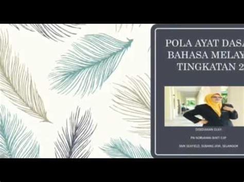 On, caged, good deal, short a train. BENTUK AYAT BAHASA MELAYU AYAT DASAR - YouTube