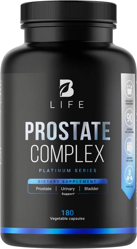 Amazon Com Prostate Supplement For Men Caps With Saw Palmetto Pumpkin Seeds Extract